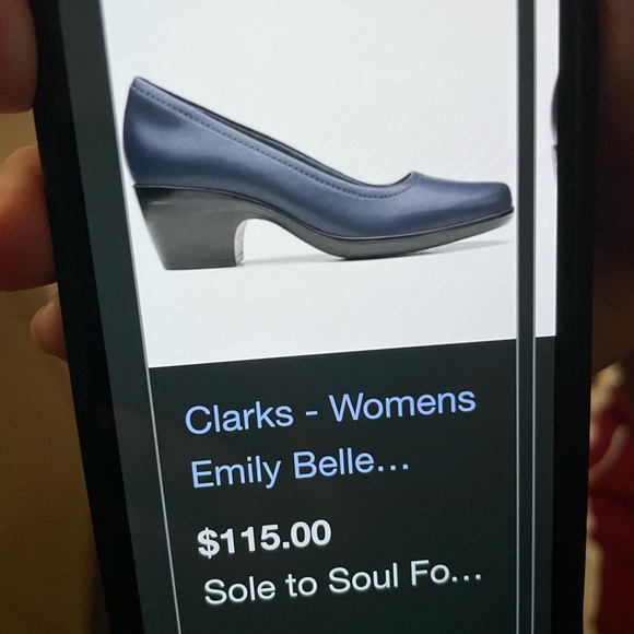 SOLE TO SOUL FOOTWEAR - CLARKS WOMENS EMILY BELLE PUMPS - Picture 7 of 7